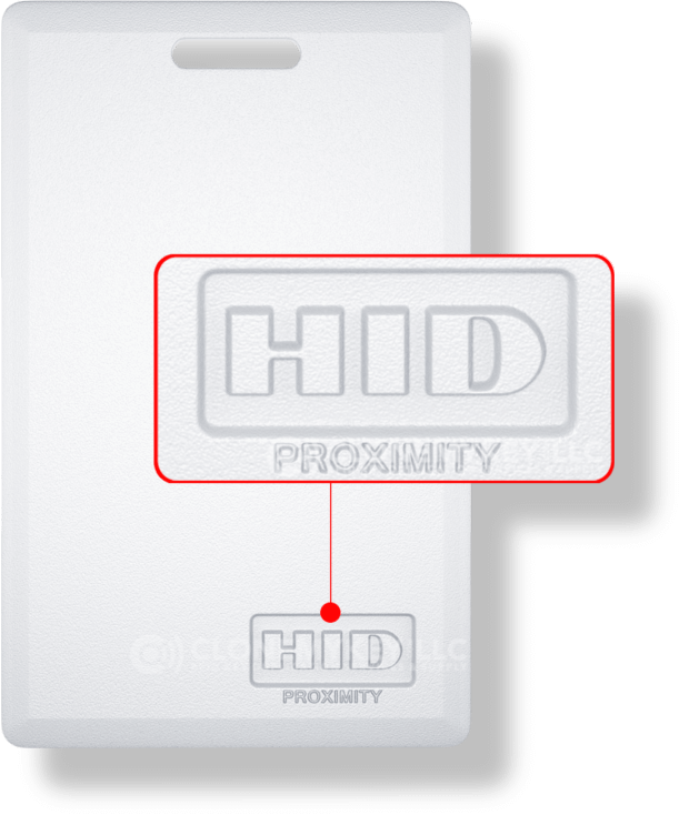 HID Proximity Key Card (RFID)