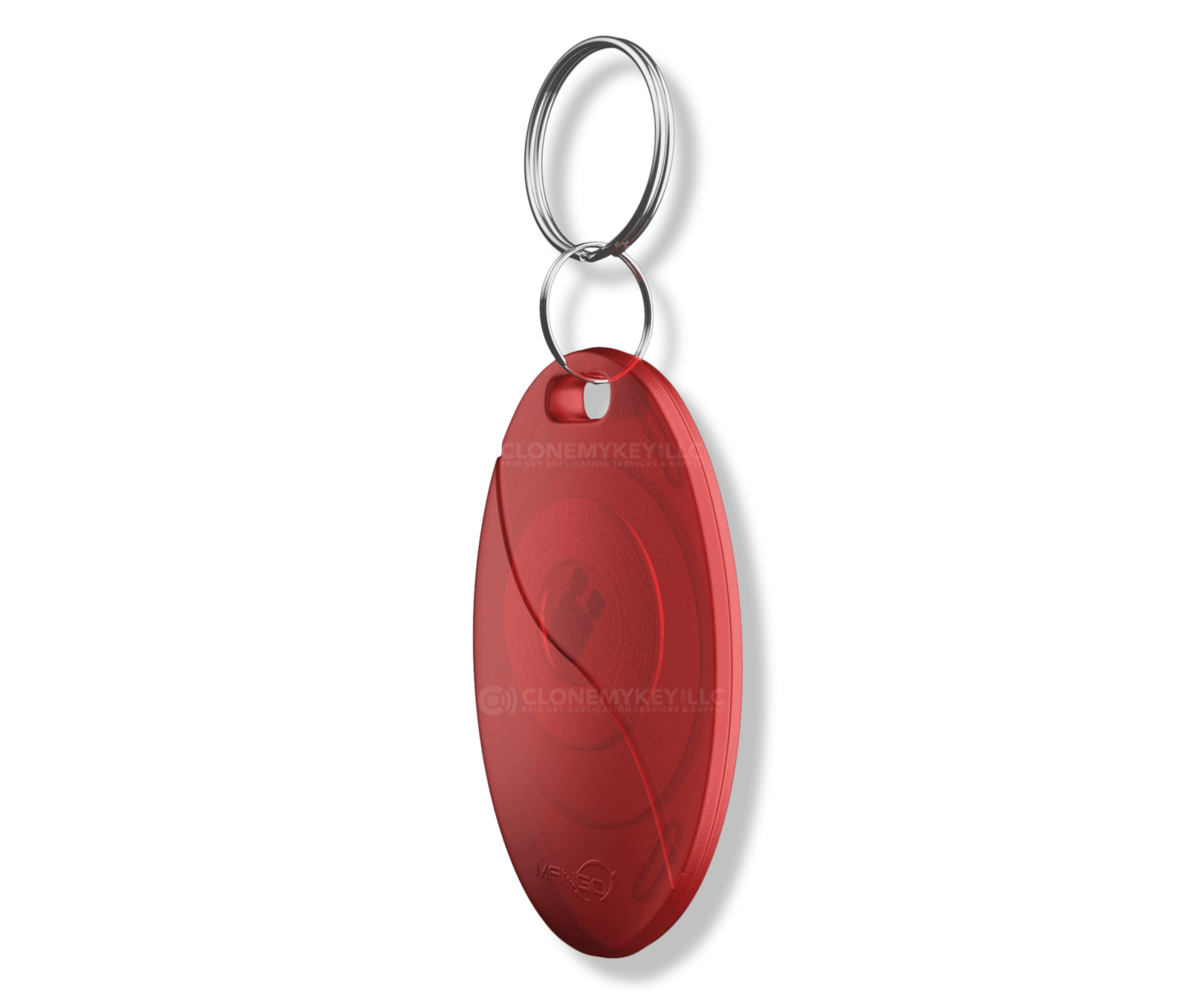 Red Key Fob Side (RFID)