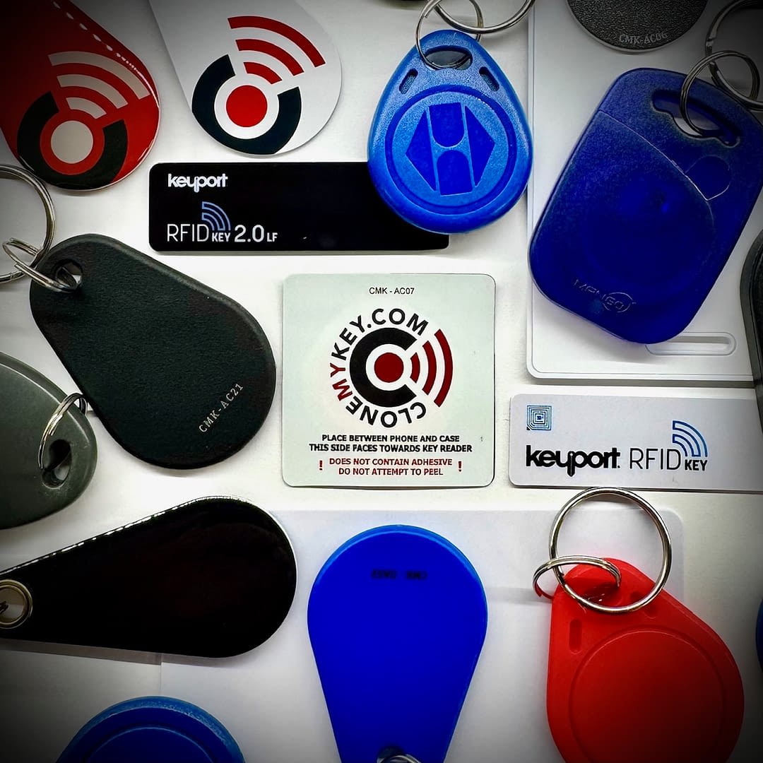 RFID key fob blanks