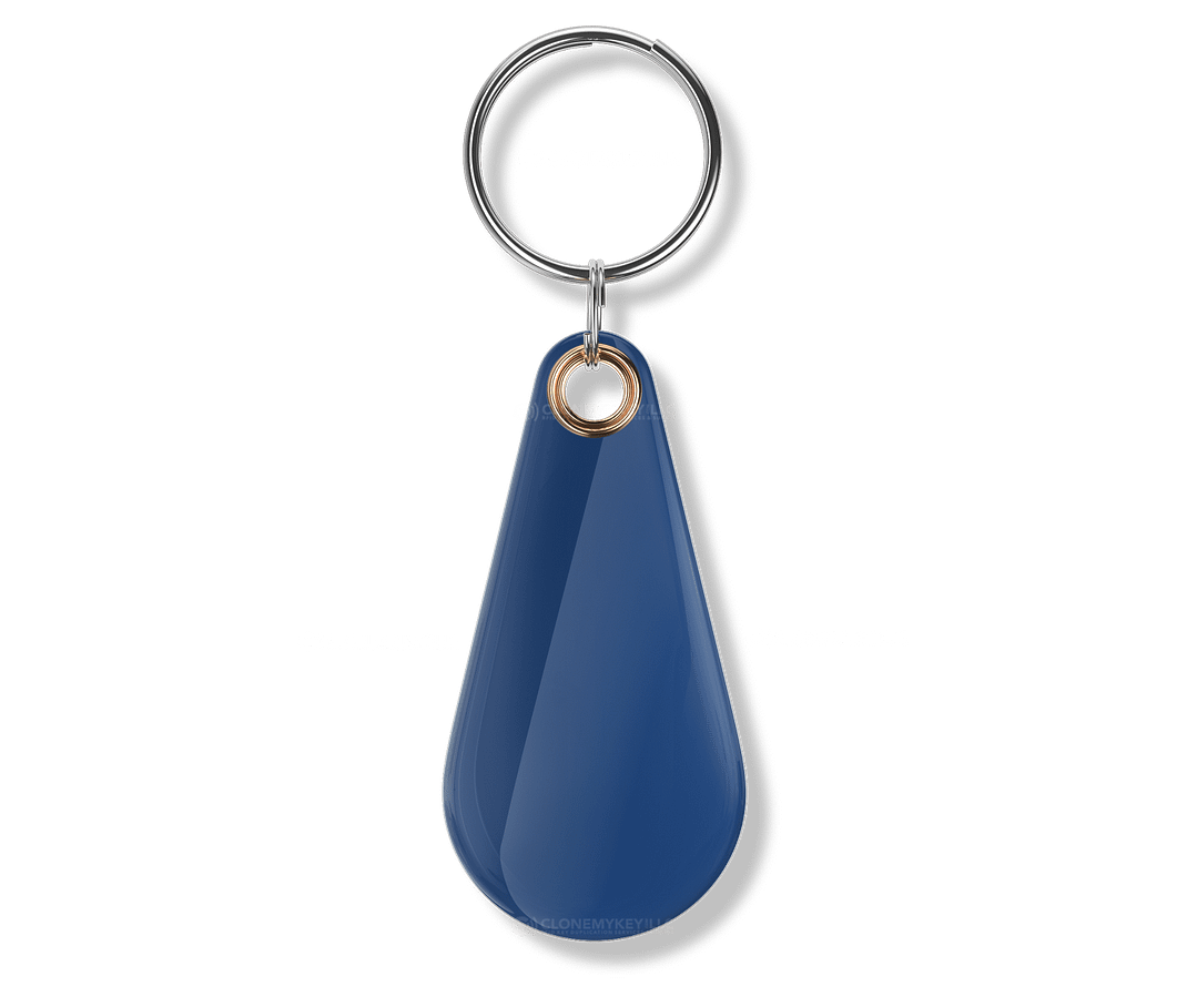 RFID Epoxy Thin Blue Key Fob Blank