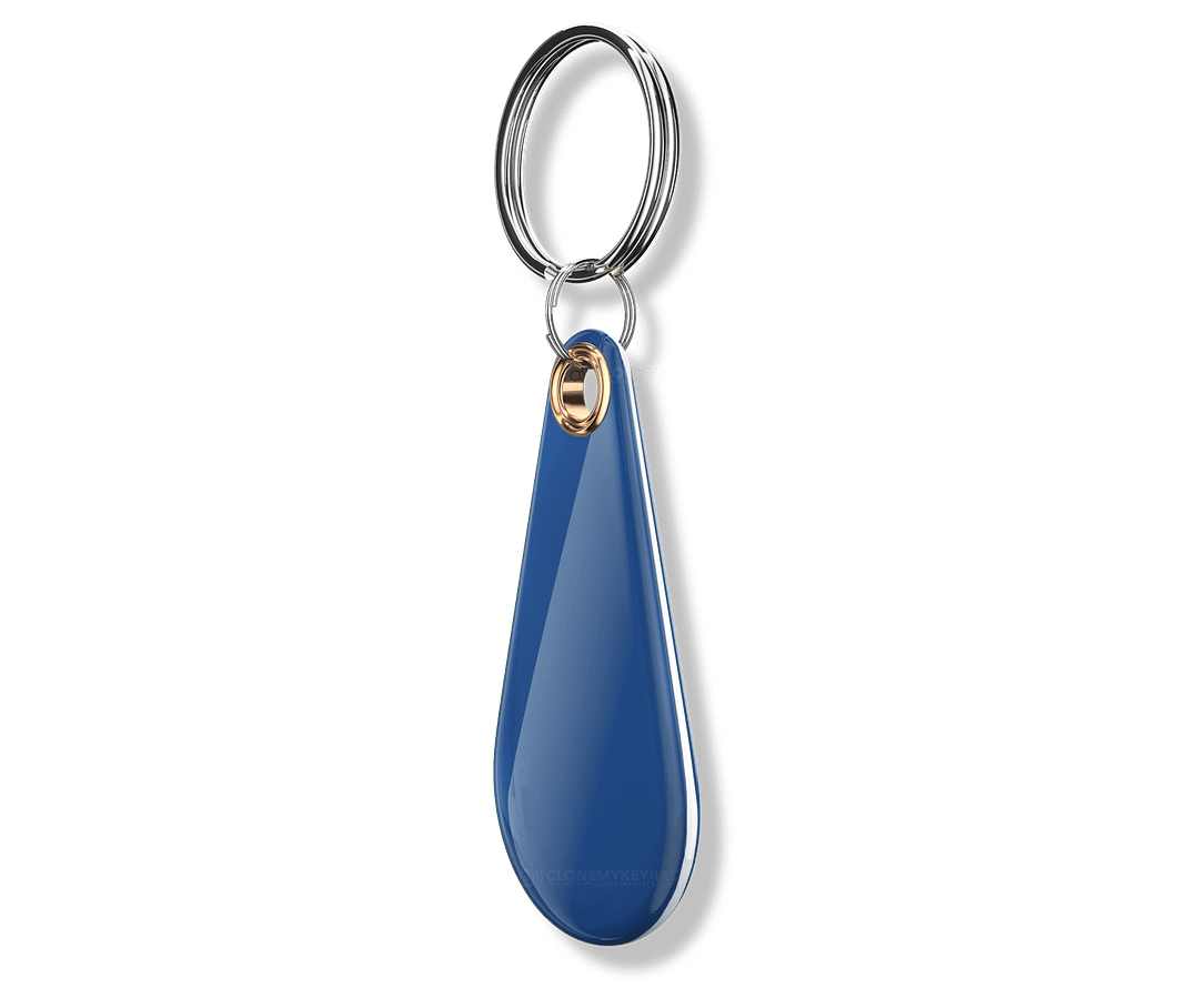 RFID Epoxy Thin Blue Key Fob Blank