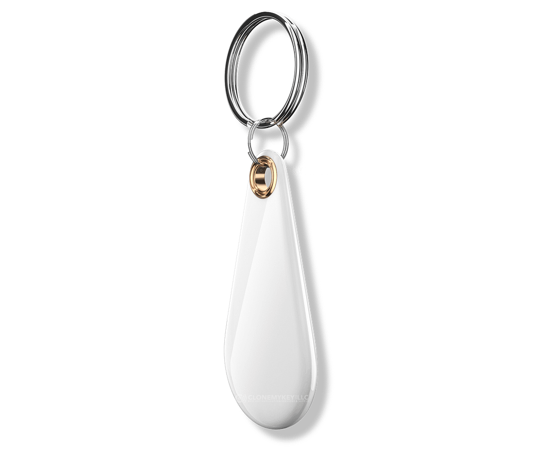 RFID Epoxy Thin White Key Fob Blank