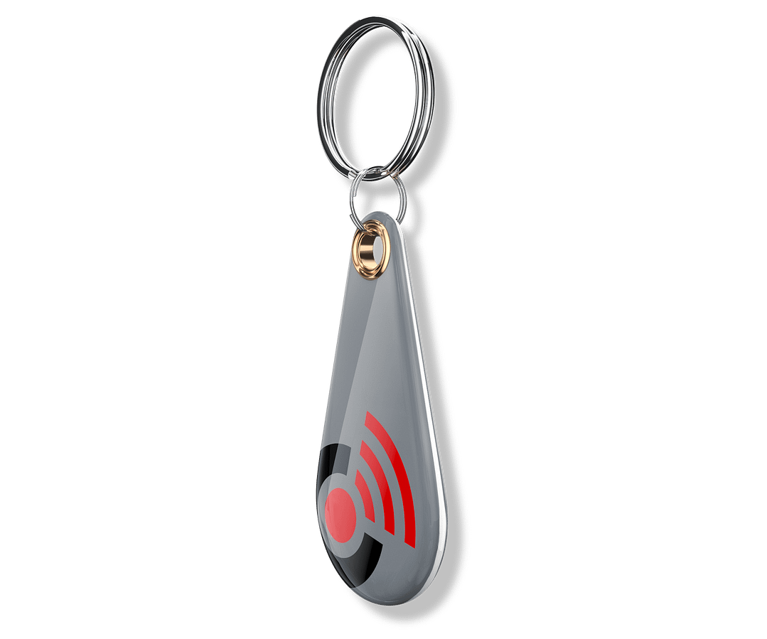 RFID Epoxy Thin Grey Key Fob Blank