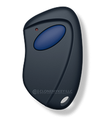 Monarch Remote Black Monarch Remote with blue button