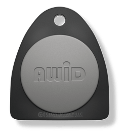 AWID Key Fob Gray AWID RFID key fob