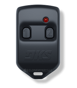 DKS Microplus Remote Black DKS remote with 2 buttons