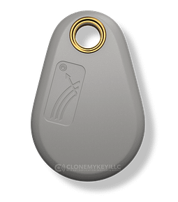 Pyramid Key Fob Gray Pyramid and Keri RFID key fob