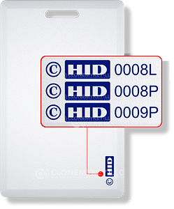HID Proximity Key Card (RFID)