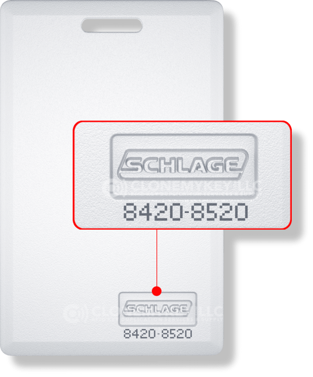 Schlage 8420 Key Card (RFID)