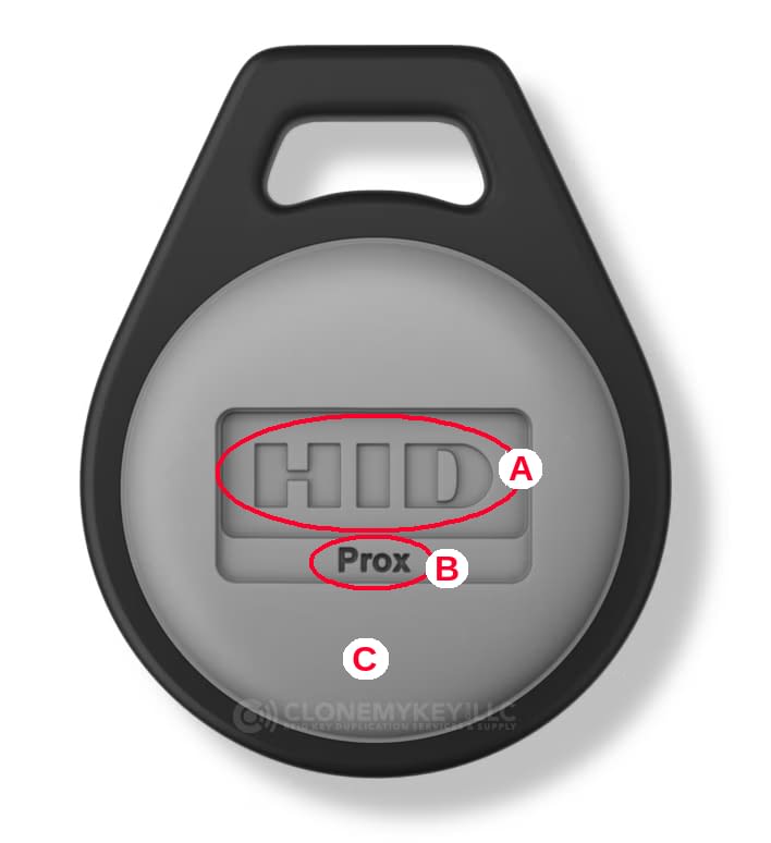 hid_prox_3_fob_markings (1) HID ProxKey 3 key fob with unique markings