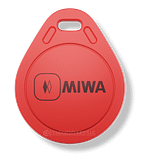 Miwa Key Fob Red Miwa RFID key fob