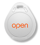 Open Key Fob White OPEN RFID key fob