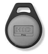 HID Key Fob Black and gray HID Prox RFID key fob