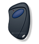 Black Monarch Remote with blue button