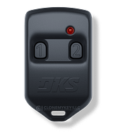 DKS Microplus Remote Black DKS remote with 2 buttons