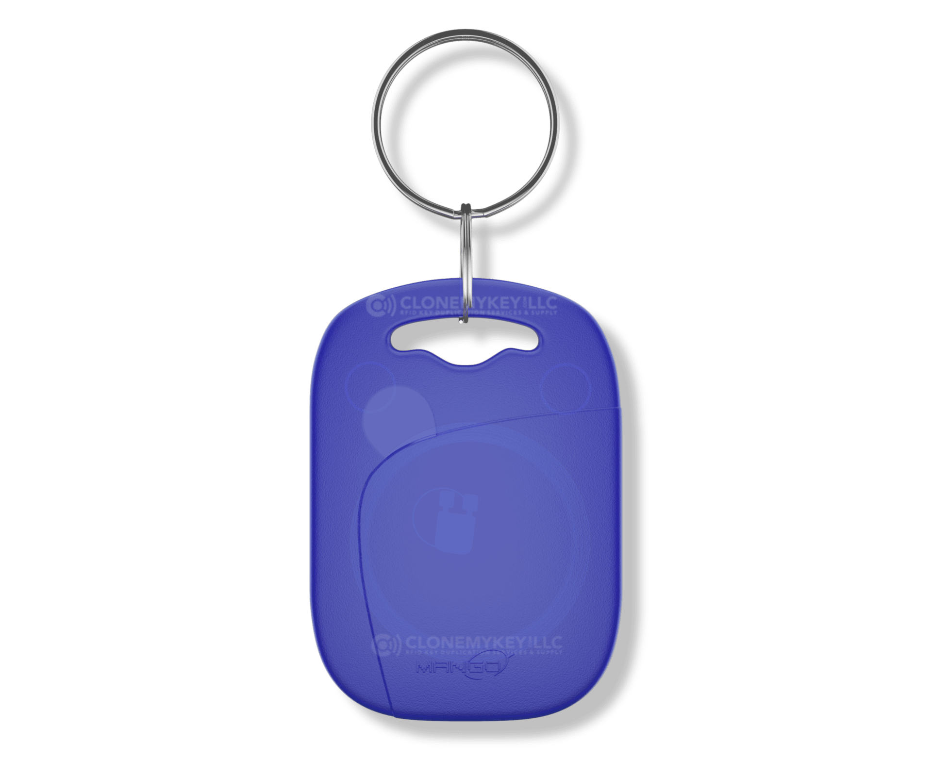 Blue Key Fob Front (RFID)