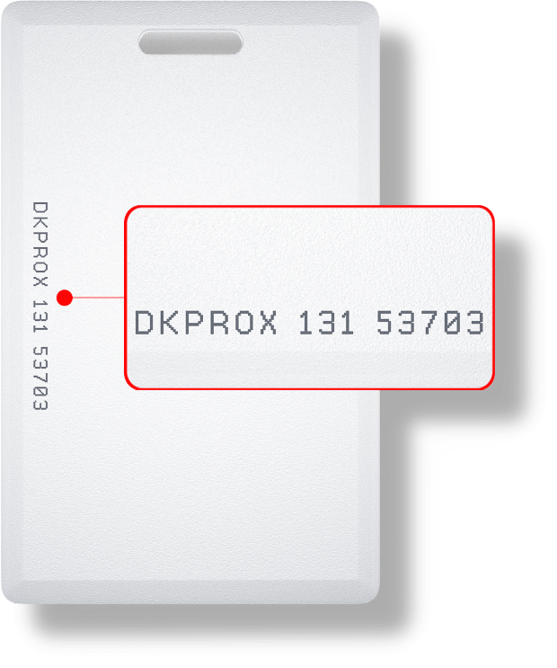 DKprox Access Card